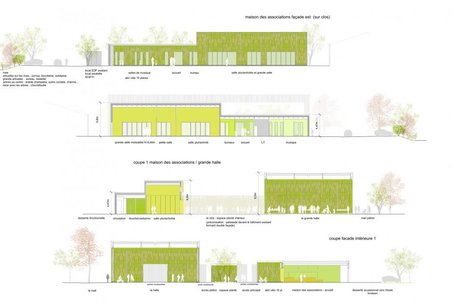 façades intérieures