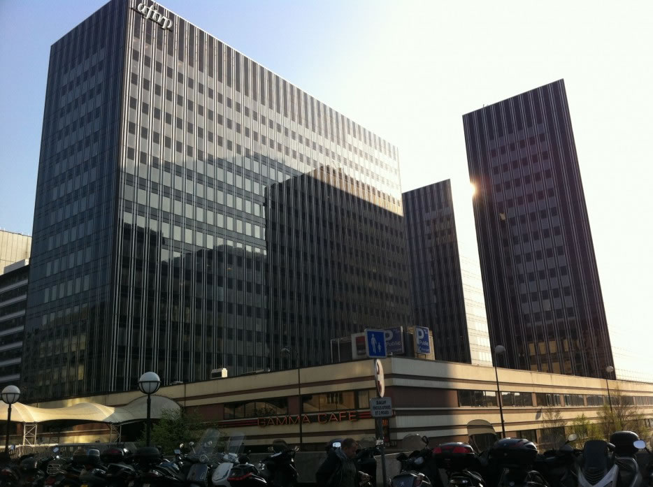 vue depuis la sortie de la gare de Lyon