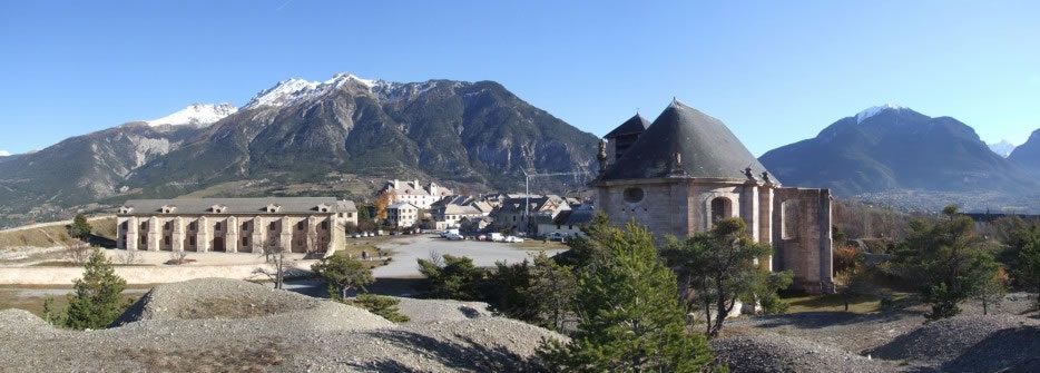 panorama depuis le haut de la butte